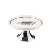 Serving Striped Cake Plate