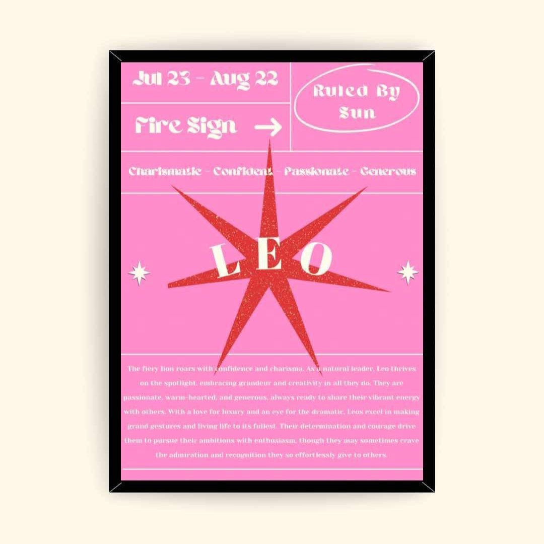 "Leo" Wall Poster