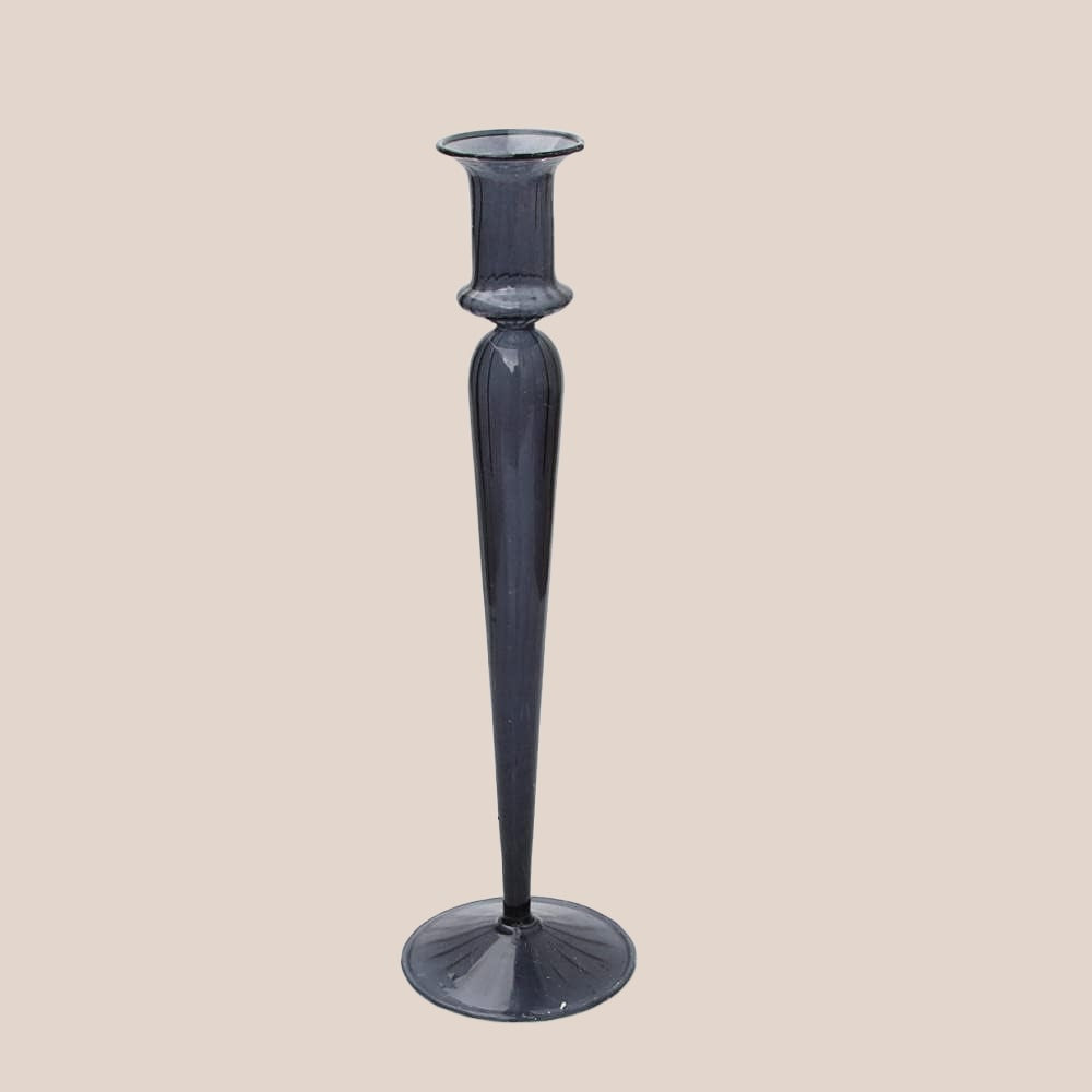 Sage Black Candleholder