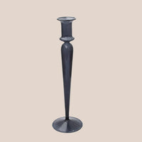 Sage Black Candleholder