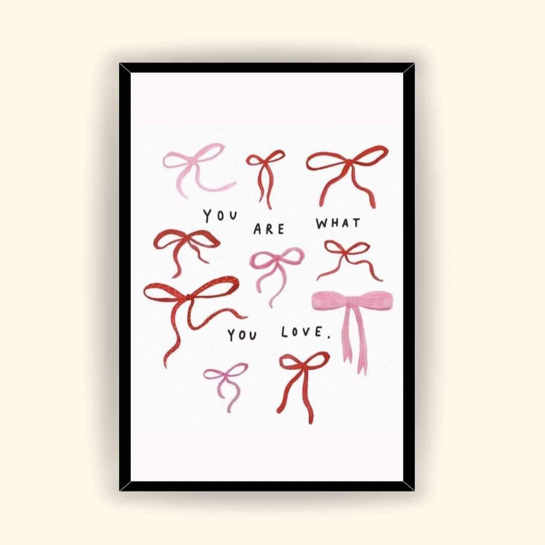 "Bow" Wall Poster