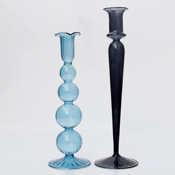 Sage Black Candleholder