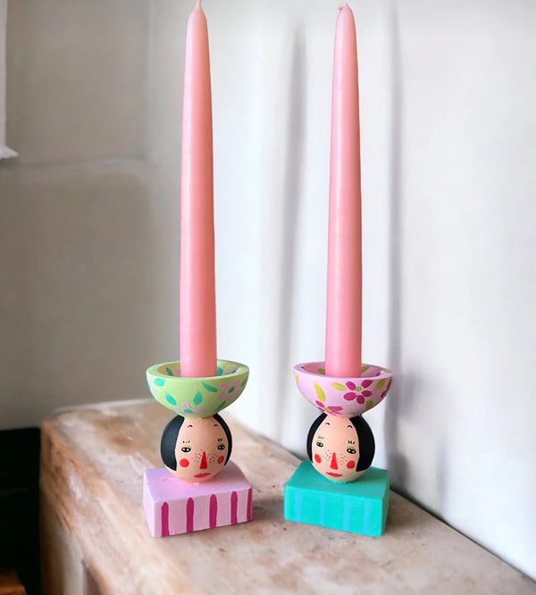 Handmade Colorful Candleholder