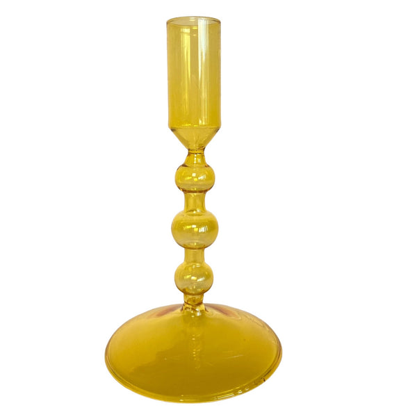 Glass Candleholder