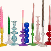 Glass Candleholder