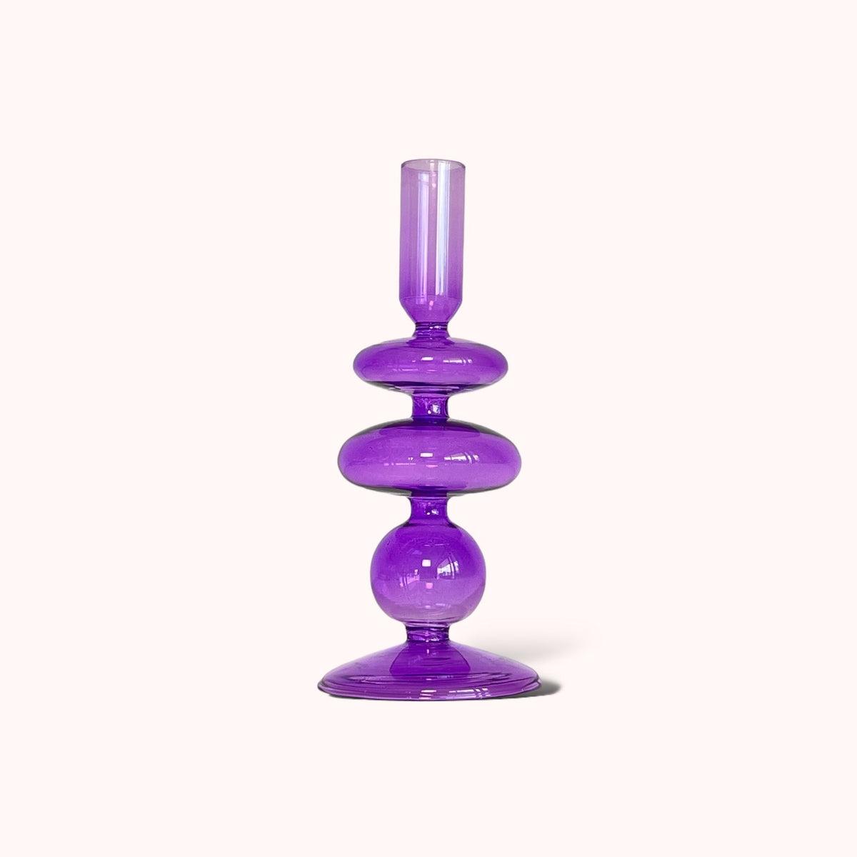 Glass Candleholder