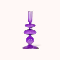 Glass Candleholder