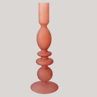 Terracotta red Candleholder