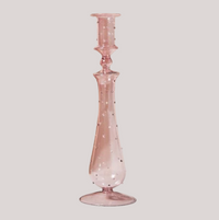 Dotty Glass Candle Holder