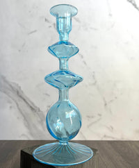 Onda Glass Candleholder