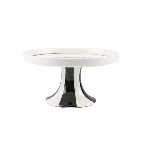 Serving Striped Cake Plate